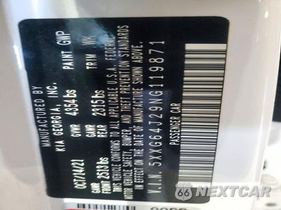 Zdjęcie 12 z 12 samochodu: 2022 KIA K5 GT LINE VIN:5XXG64J29NG119871 - miniatura