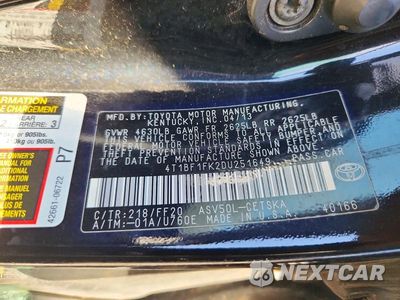 Zdjęcie 12 z 12 samochodu: 2013 TOYOTA CAMRY SE VIN:4T1BF1FK2DU251649 - miniatura