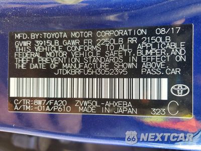 Zdjęcie 13 z 13 samochodu: 2017 TOYOTA PRIUS TWO VIN:JTDKBRFU5H3052395 - miniatura