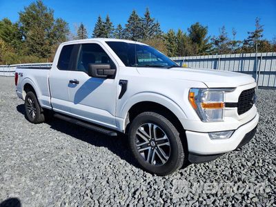 Czwarte zdjęcie samochodu z boku: 2022 FORD F150 SUPER CAB VIN:1FTEX1EP7NFA25799 - miniatura