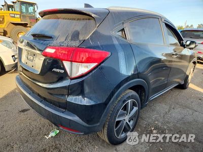 Trzecie zdjęcie samochodu z tyłu: 2021 HONDA HR-V EX VIN:3CZRU6H58MM728810 - miniatura