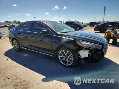 Czwarte zdjęcie samochodu z boku: 2018 HYUNDAI SONATA LIMITED 2.0T VIN:5NPE34AB2JH660338 - miniatura