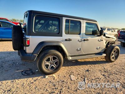 Trzecie zdjęcie samochodu z tyłu: 2019 JEEP WRANGLER UNLIMITED SPORT VIN:1C4HJXDG7KW584798 - miniatura