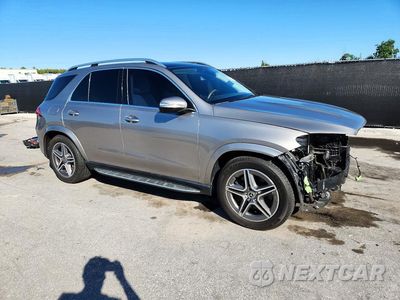 Czwarte zdjęcie samochodu z boku: 2021 MERCEDES-BENZ GLE 450 4MATIC VIN:4JGFB5KB3MA397392 - miniatura