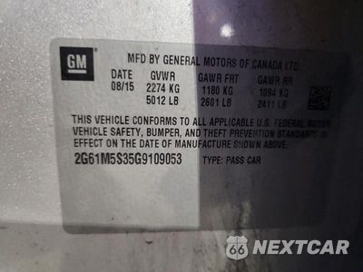 Zdjęcie 13 z 13 samochodu: 2016 CADILLAC XTS LUXURY COLLECTION VIN:2G61M5S35G9109053 - miniatura