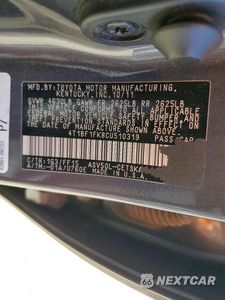Zdjęcie 12 z 12 samochodu: 2012 TOYOTA CAMRY SE VIN:4T1BF1FK8CU510319 - miniatura