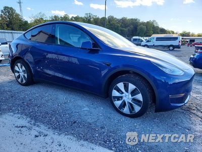 Czwarte zdjęcie samochodu z boku: 2021 TESLA MODEL Y VIN:5YJYGDEE5MF087489 - miniatura