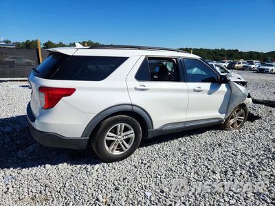 Trzecie zdjęcie samochodu z tyłu: 2020 FORD EXPLORER XLT VIN:1FMSK7DH6LGD12231 - miniatura