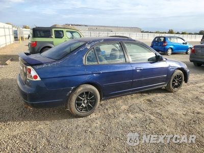 Trzecie zdjęcie samochodu z tyłu: 2001 HONDA CIVIC EX VIN:2HGES25791H561863 - miniatura