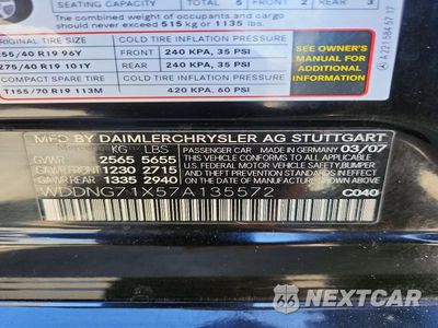 Zdjęcie 12 z 12 samochodu: 2007 MERCEDES-BENZ S 550 VIN:WDDNG71X57A135572 - miniatura