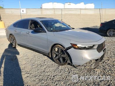 Czwarte zdjęcie samochodu z boku: 2023 HONDA ACCORD HYBRID SPORT VIN:1HGCY2F59PA015266 - miniatura
