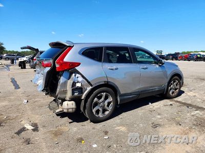 Trzecie zdjęcie samochodu z tyłu: 2017 HONDA CR-V EXL VIN:7FARW1H89HE017810 - miniatura