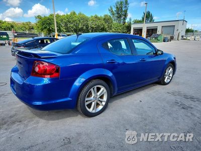 Trzecie zdjęcie samochodu z tyłu: 2013 DODGE AVENGER SE VIN:1C3CDZAG4DN594137 - miniatura