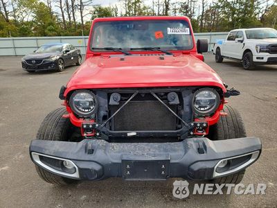 Piąte zdjęcie samochodu w środku: 2021 JEEP WRANGLER UNLIMITED SAHARA 4XE VIN:1C4JJXP61MW736310 - miniatura