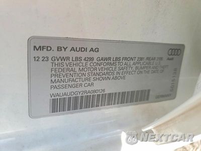 Zdjęcie 13 z 13 samochodu: 2024 AUDI A3 PREMIUM VIN:WAUAUDGY2RA080126 - miniatura