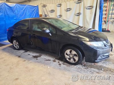 Czwarte zdjęcie samochodu z boku: 2013 HONDA CIVIC LX VIN:19XFB2F56DE067881 - miniatura
