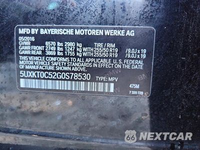 Zdjęcie 13 z 13 samochodu: 2016 BMW X5 XDR40E VIN:5UXKT0C52G0S78530 - miniatura