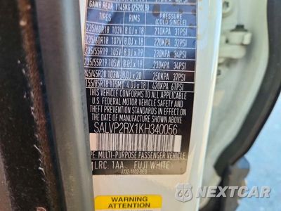 Zdjęcie 13 z 13 samochodu: 2019 LAND ROVER RANGE ROVER EVOQUE SE VIN:SALVP2RX1KH340056 - miniatura