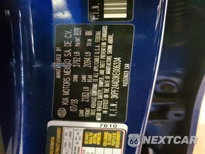 Zdjęcie 12 z 12 samochodu: 2019 KIA FORTE LXS VIN:3KPF24AD3KE006334 - miniatura