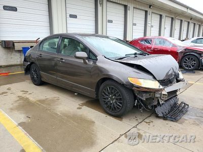 Czwarte zdjęcie samochodu z boku: 2011 HONDA CIVIC LX VIN:2HGFA1F55BH519836 - miniatura