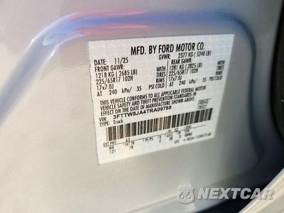 Zdjęcie 12 z 12 samochodu: 2026 FORD MAVERICK XLT VIN:3FTTW8JA4TRA09788 - miniatura