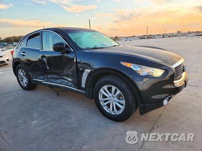 Czwarte zdjęcie samochodu z boku: 2017 INFINITI QX70 BASE VIN:JN8CS1MU5HM143559 - miniatura
