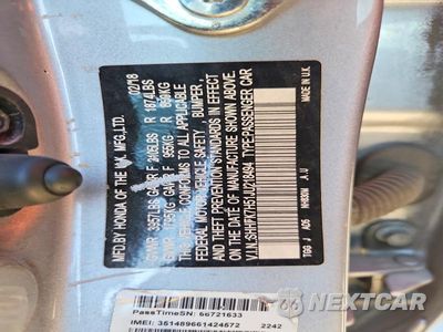 Zdjęcie 12 z 12 samochodu: 2018 HONDA CIVIC EX VIN:SHHFK7H51JU218494 - miniatura