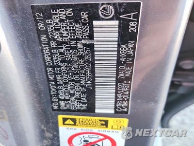Zdjęcie 12 z 12 samochodu: 2013 LEXUS CT 200 VIN:JTHKD5BH9D2128257 - miniatura