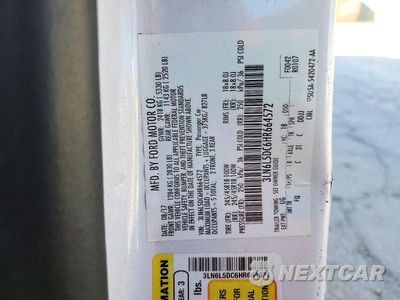 Zdjęcie 12 z 12 samochodu: 2017 LINCOLN MKZ SELECT VIN:3LN6L5DC6HR664572 - miniatura
