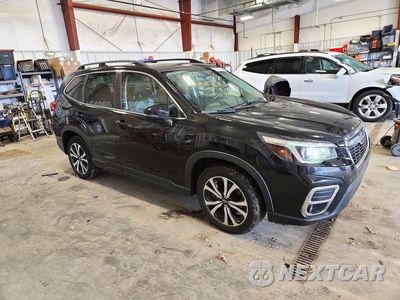 Czwarte zdjęcie samochodu z boku: 2019 SUBARU FORESTER LIMITED VIN:JF2SKASC3KH438632 - miniatura