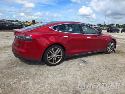 Trzecie zdjęcie samochodu z tyłu: 2015 TESLA MODEL S 90D VIN:5YJSA1V23FF097565 - miniatura