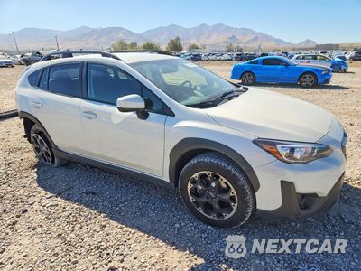 Czwarte zdjęcie samochodu z boku: 2021 SUBARU CROSSTREK PREMIUM VIN:JF2GTAPC2MH650274 - miniatura
