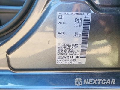 Zdjęcie 12 z 12 samochodu: 2024 NISSAN ALTIMA SV VIN:1N4BL4DV4RN333286 - miniatura