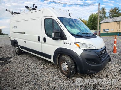Czwarte zdjęcie samochodu z boku: 2023 RAM PROMASTER 2500 DELIVERY VAN VIN:3C6LRVDG7PE603382 - miniatura