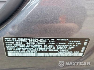 Zdjęcie 12 z 12 samochodu: 2014 VOLKSWAGEN PASSAT SE VIN:1VWBT7A38EC056773 - miniatura