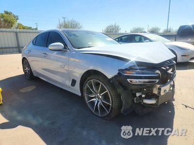 Czwarte zdjęcie samochodu z boku: 2022 GENESIS G70 2.0T VIN:KMTG34TA3NU086682 - miniatura