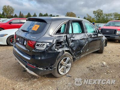 Trzecie zdjęcie samochodu z tyłu: 2021 MERCEDES-BENZ GLC 300 4MATIC VIN:W1N0G8EB3MF872754 - miniatura