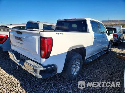 Trzecie zdjęcie samochodu z tyłu: 2020 GMC SIERRA K1500 SLE VIN:3GTU9BED0LG311197 - miniatura
