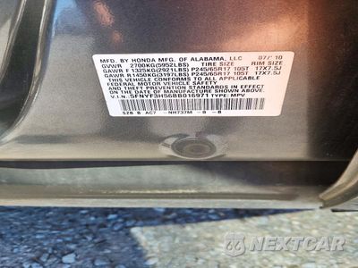 Zdjęcie 13 z 13 samochodu: 2011 HONDA PILOT EXL VIN:5FNYF3H56BB016971 - miniatura