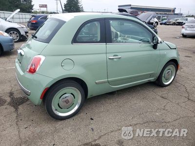 Trzecie zdjęcie samochodu z tyłu: 2015 FIAT 500 LOUNGE VIN:3C3CFFCRXFT514124 - miniatura