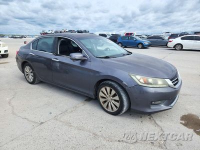 Czwarte zdjęcie samochodu z boku: 2015 HONDA ACCORD EXL VIN:1HGCR3F86FA028181 - miniatura