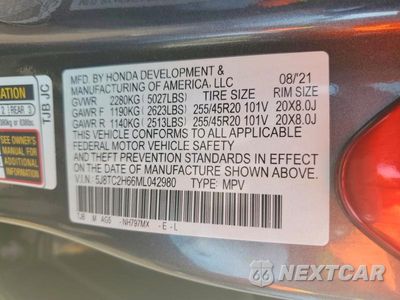 Zdjęcie 13 z 13 samochodu: 2021 ACURA RDX A-SPEC VIN:5J8TC2H66ML042980 - miniatura
