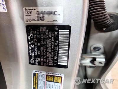 Zdjęcie 13 z 13 samochodu: 2020 HYUNDAI TUCSON SEL VIN:KM8J3CAL2LU130621 - miniatura