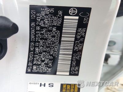 Zdjęcie 13 z 13 samochodu: 2022 TOYOTA COROLLA LE VIN:JTDEAMDE5N3003269 - miniatura