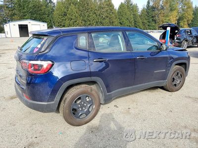 Trzecie zdjęcie samochodu z tyłu: 2018 JEEP COMPASS SPORT VIN:3C4NJCAB4JT186182 - miniatura