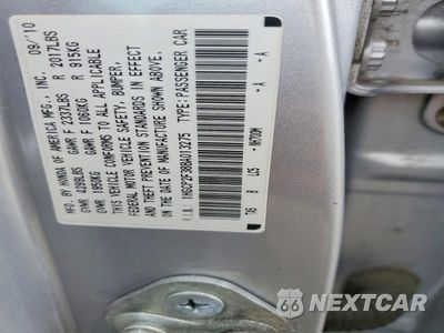 Zdjęcie 12 z 12 samochodu: 2011 HONDA ACCORD LX VIN:1HGCP2F38BA013275 - miniatura