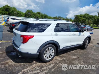 Trzecie zdjęcie samochodu z tyłu: 2020 FORD EXPLORER LIMITED VIN:1FMSK7FH1LGA47828 - miniatura