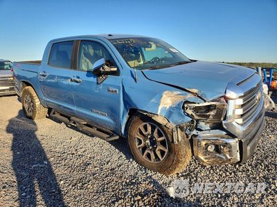 Czwarte zdjęcie samochodu z boku: 2019 TOYOTA TUNDRA CREWMAX LIMITED VIN:5TFHY5F13KX799307 - miniatura
