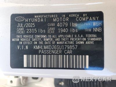 Zdjęcie 12 z 12 samochodu: 2025 HYUNDAI ELANTRA HYBRID SEL SPORT VIN:KMHLM4DJ6SU179857 - miniatura