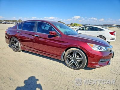Czwarte zdjęcie samochodu z boku: 2016 HONDA ACCORD SPORT VIN:1HGCR2F59GA080227 - miniatura